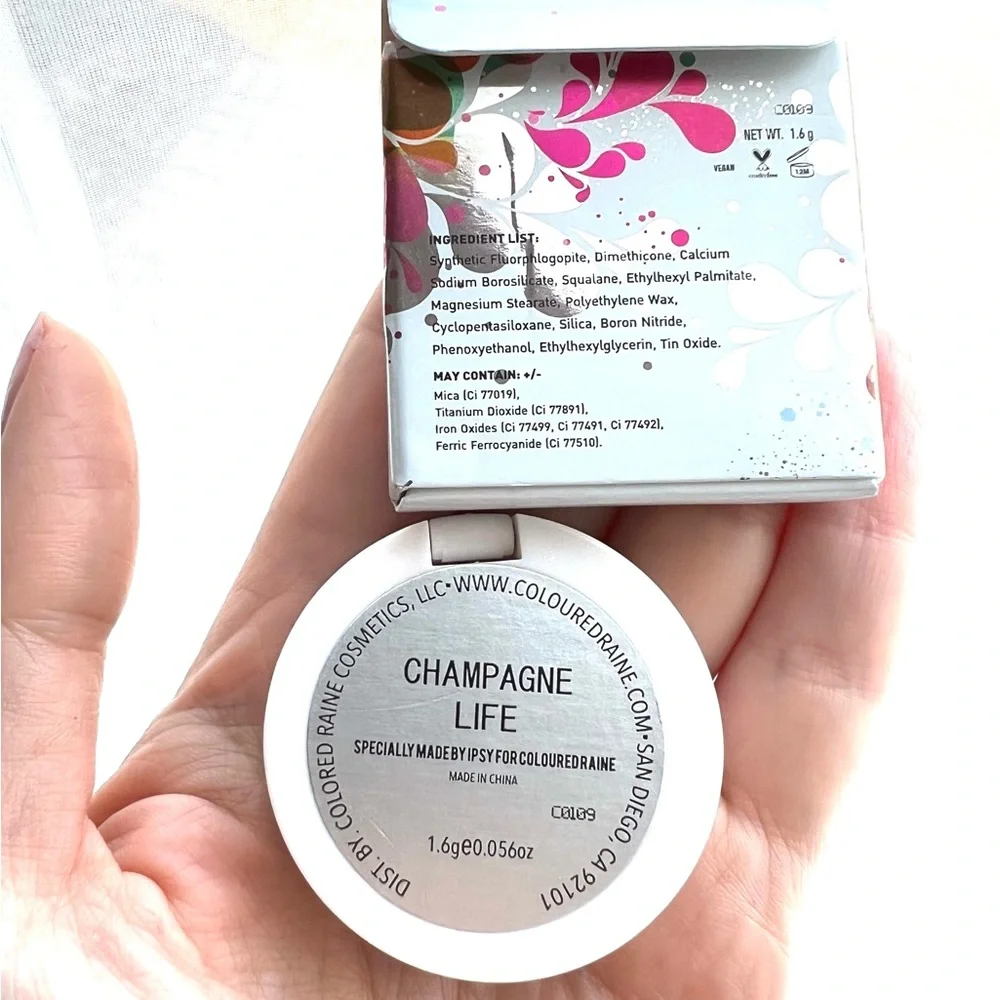 5 for 25⚡️Coloured Raine Eyeshadow in Champagne Life 1.6g NIB